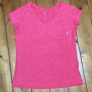 Columbia Vee Neck Short Sleeved Tee